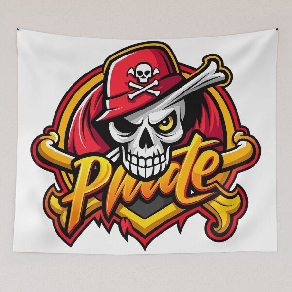 Item preview, pirate skull designed and sold by Arextr.