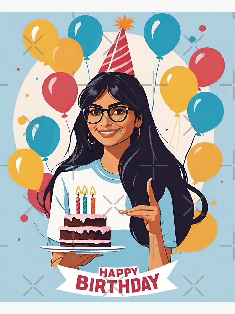 Mia Khalifa Naughty Birthday Card