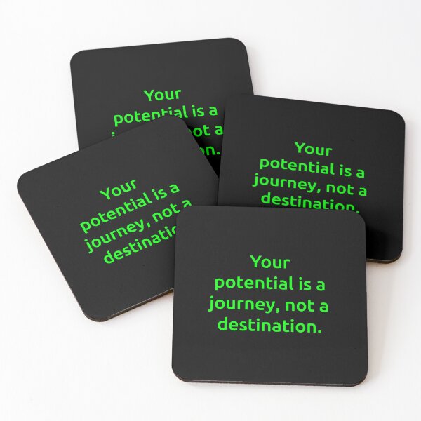 Item preview, Your potential is a journey, not a destination. designed and sold by IMCDT.