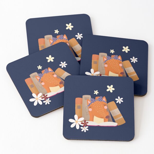 Item preview, Cute Reading Fox designed and sold by AnulaArt.