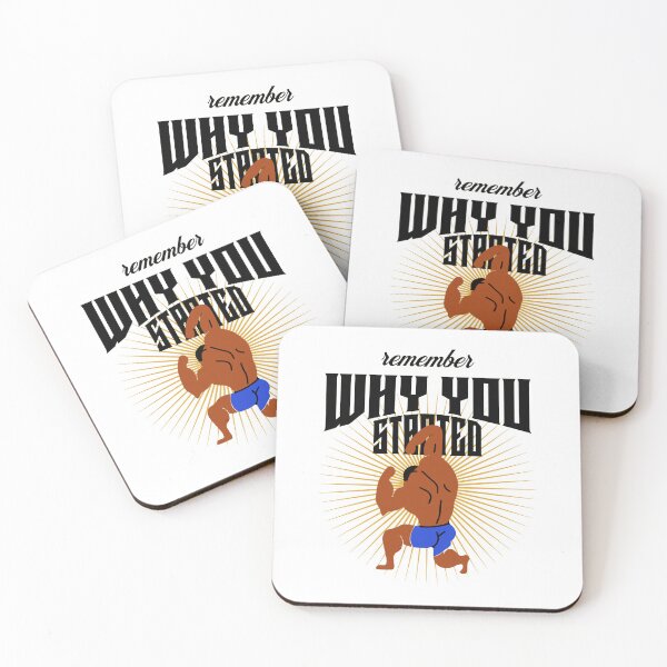 Item preview, gym motivation remember why you started designed and sold by PopPizzazz.