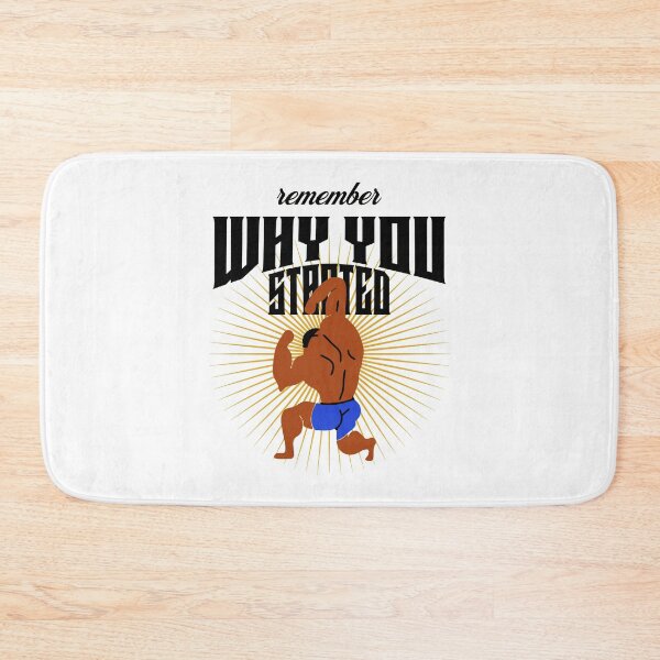 Item preview, gym motivation remember why you started designed and sold by PopPizzazz.
