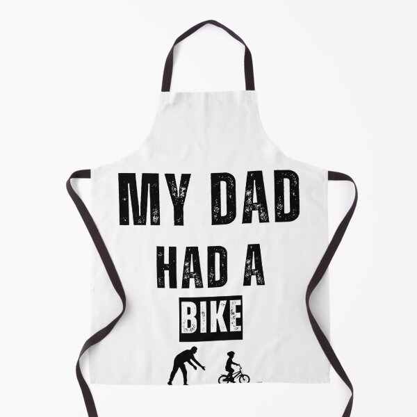 Item preview, "My Dad Had A Bike" Funny Tee | White design designed and sold by AI-volution.