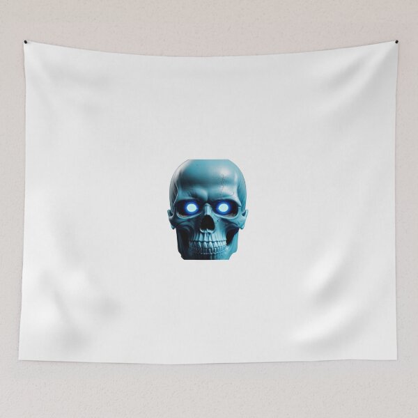 Item preview, Blue skull designed and sold by Wxjtecki.