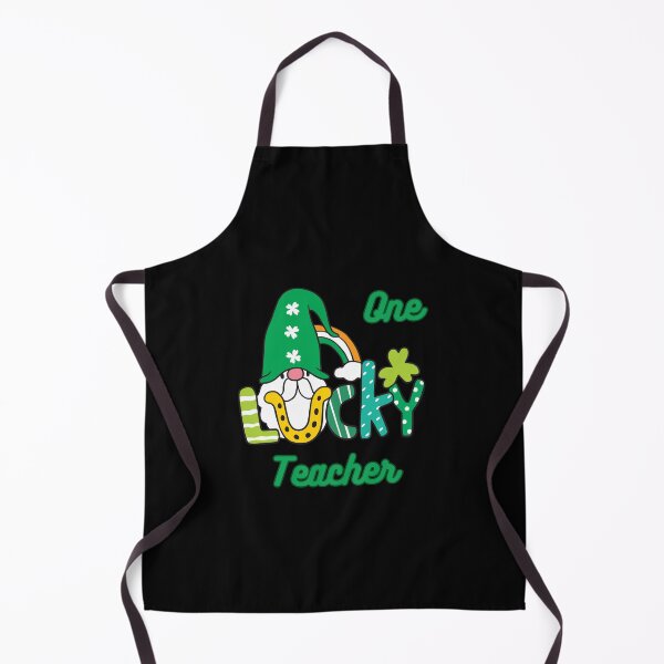 Item preview, One Lucky Teacher Patrick's Day Green Gnome  designed and sold by Belhbib Art ⭐⭐⭐⭐⭐.