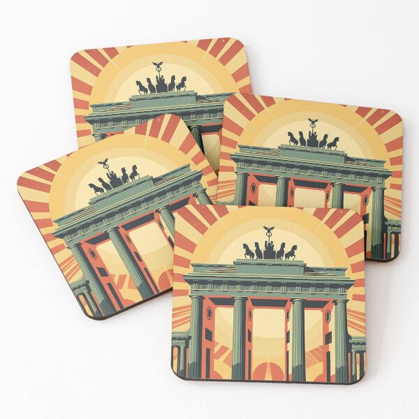 Item preview, Pop Art Berlin Brandnburg Gate designed and sold by ArtHouseNiklas.