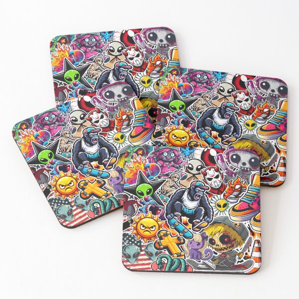 Item preview, Skatepark Scoundrels: Urban Sticker Fusion designed and sold by PeelZinc.