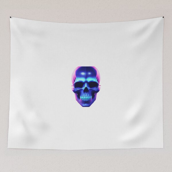 Item preview, Blue skull designed and sold by Wxjtecki.