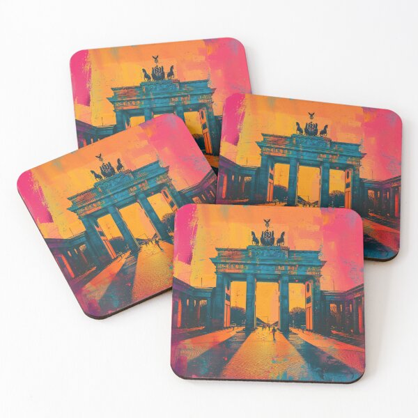 Item preview, Pop Art Berlin Brandnburg Gate designed and sold by ArtHouseNiklas.