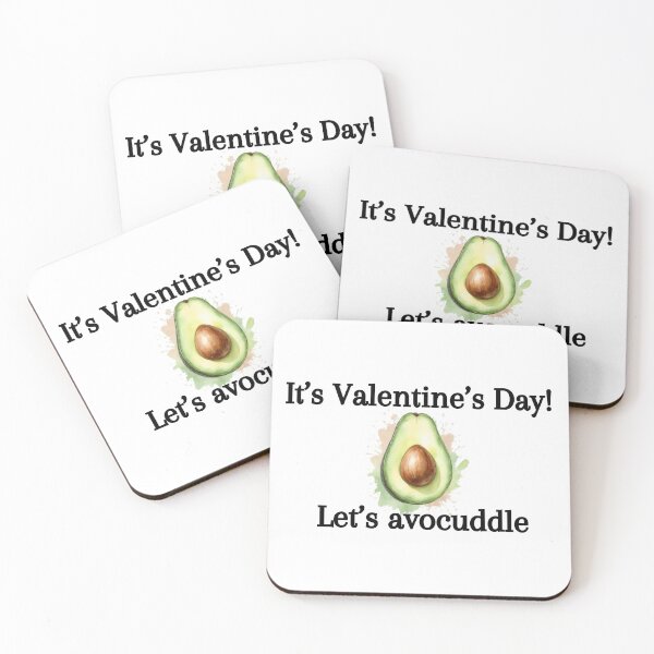 Item preview,  Avocado Lover ''It's Valentine's Day Let's Avocuddle'' designed and sold by winzostyle ⭐⭐⭐⭐⭐.