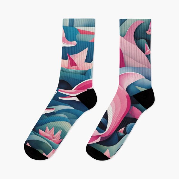 Item preview, Pink Dolphins designed and sold by Owl-o-the-wisp.