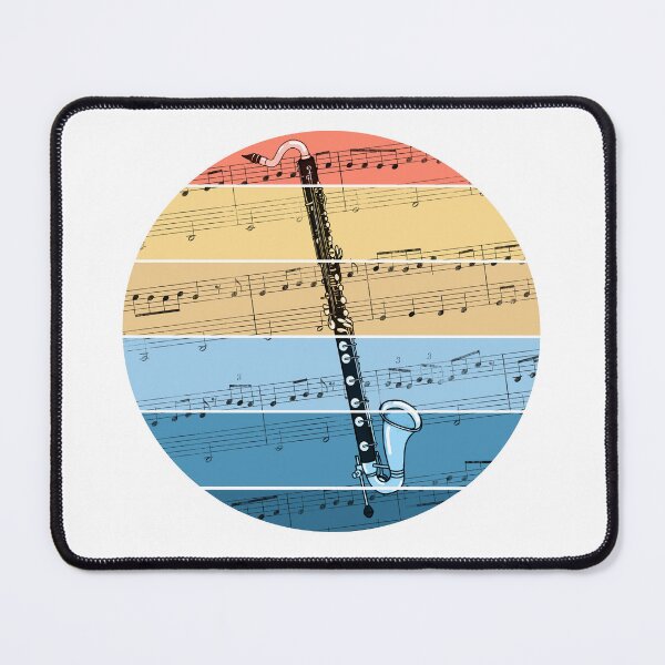 Item preview, Bass Clarinet Music Notation Clarinetist Woodwind Musician designed and sold by doodlerob.