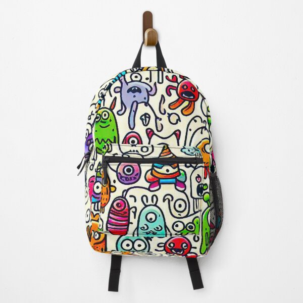Item preview, Collection of colourful mosters and Aliens designed and sold by EdgyEdgeArt.