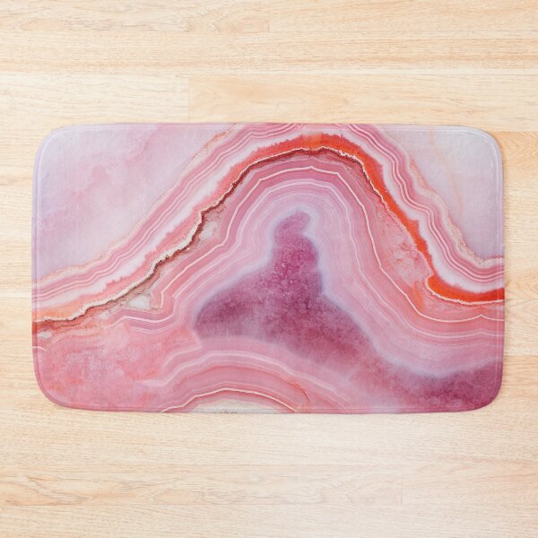 Item preview, Unique Pink Agate Abstract Art Design Nature Print designed and sold by fluffstuffgifts.
