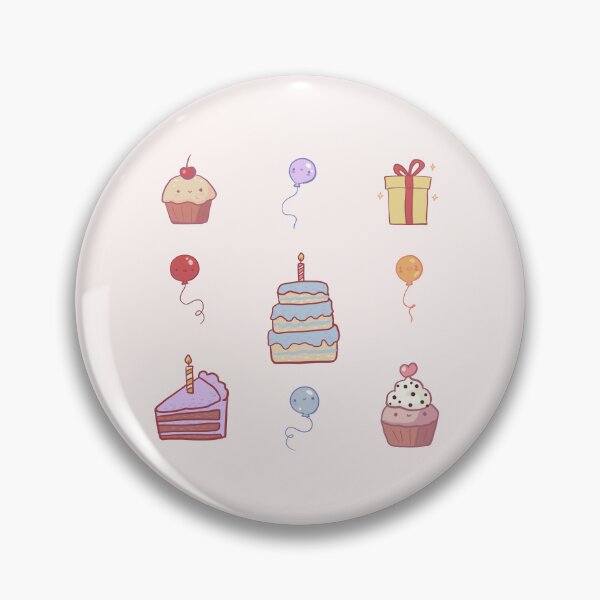 Item preview, Birthday illustration pack  designed and sold by Mayarart.