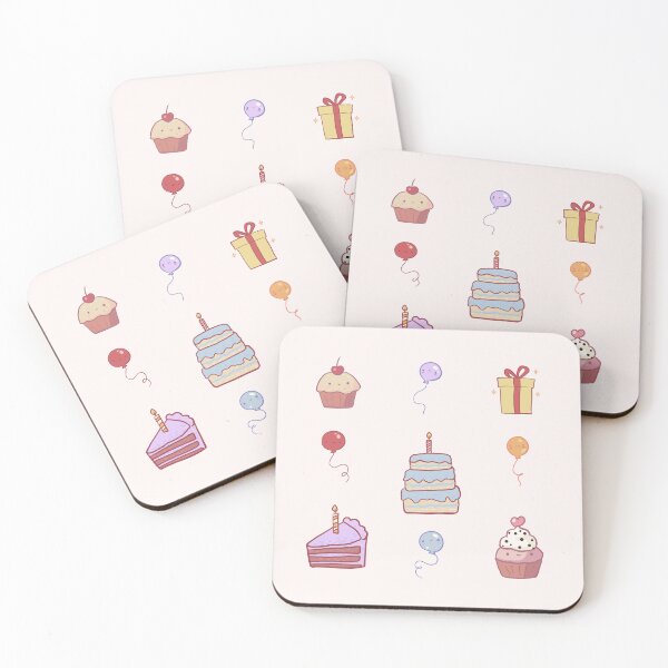 Item preview, Birthday illustration pack  designed and sold by Mayarart.