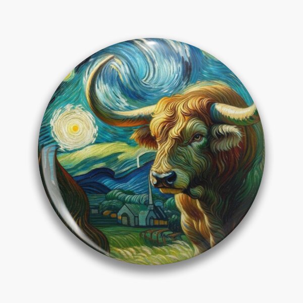 Artikelvorschau, Zodiac sign Taurus inspired by Van Gogh entworfen und verkauft von ZodiBlend.
