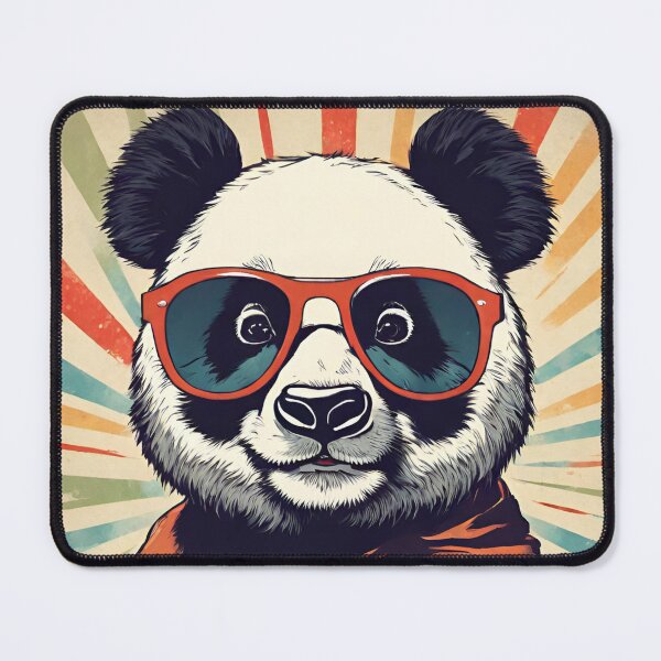Item preview, Vintage Cool Panda, Funny White Panda Gifts For Panda Lovers designed and sold by Cuteanimalgifts.