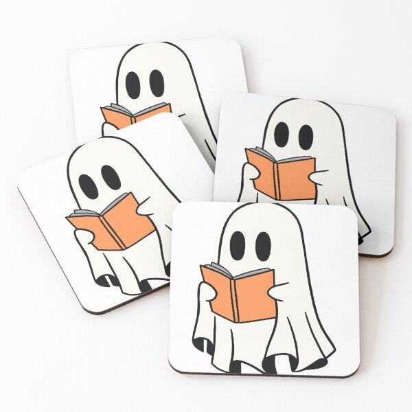 Item preview, GHOST READING AN ORANGE BOOK designed and sold by zvizdetss.