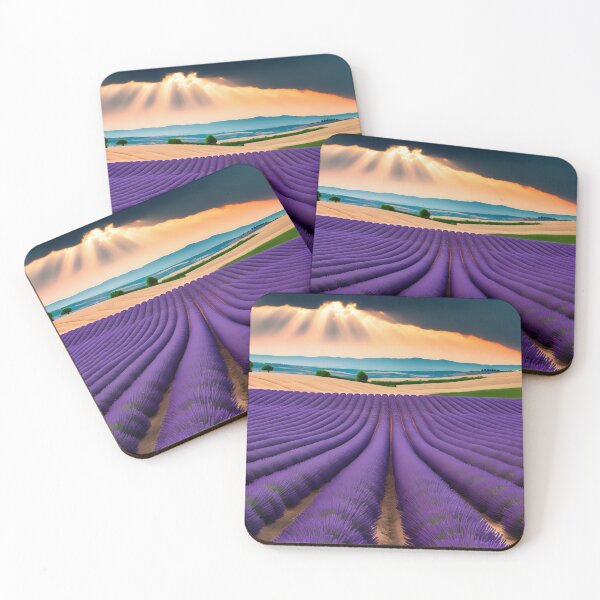 Item preview, Lavender field landscape designed and sold by Inspyralia.
