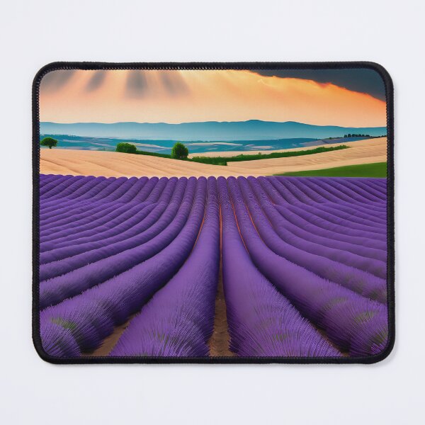 Item preview, Lavender field landscape designed and sold by Inspyralia.