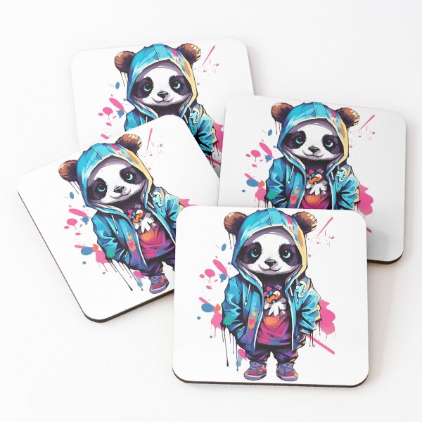 Item preview, Cute hooded panda designed and sold by ebialonestar.