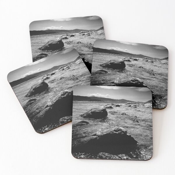 Item preview, Black and White Photo, Rocky Shores designed and sold by IdoFriedmanArt.
