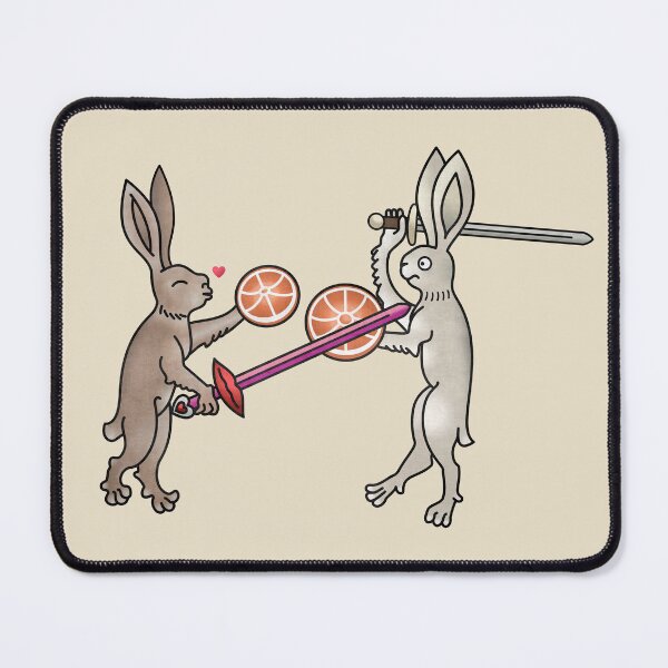 Item preview, Love-struck Rabbits Combat - Smooch Sword designed and sold by MargiKnights.