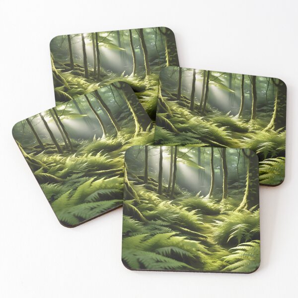 Item preview, Leafy green forest designed and sold by Inspyralia.