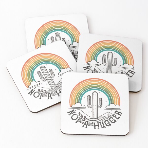 Item preview, Funny Not a Hugger Cactus Gift for Women Nature Lover designed and sold by JUSTBEELEGANT.