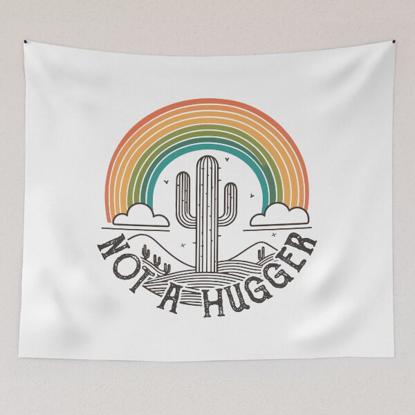 Item preview, Funny Not a Hugger Cactus Gift for Women Nature Lover designed and sold by JUSTBEELEGANT.