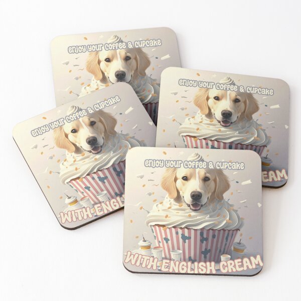 Item preview, Enjoy your coffee & cupcake with english cream a good boi wishes designed and sold by TMK STORE.