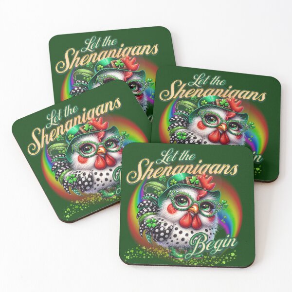 Item preview, Funky Chicken St Patrick Day Shenanagins designed and sold by Mumzy2many.
