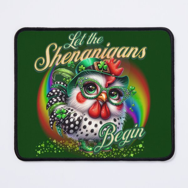 Item preview, Funky Chicken St Patrick Day Shenanagins designed and sold by Mumzy2many.
