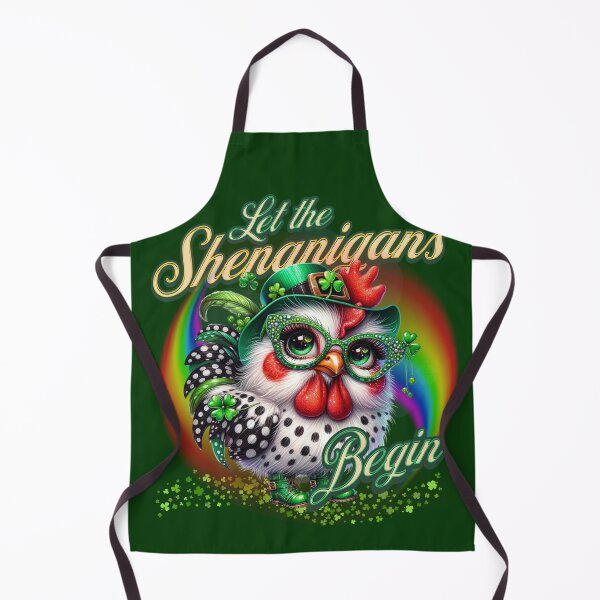 Item preview, Funky Chicken St Patrick Day Shenanagins designed and sold by Mumzy2many.