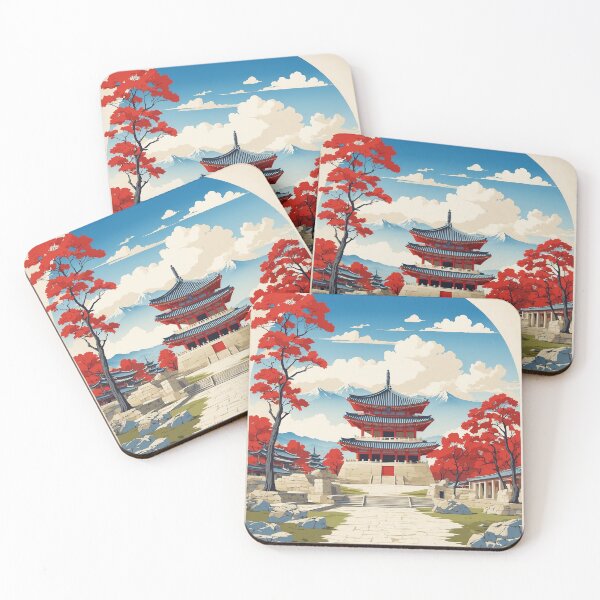 Item preview, Gyeongju Korea Starry Night Tourism Vintage Poster designed and sold by TravelersGems.