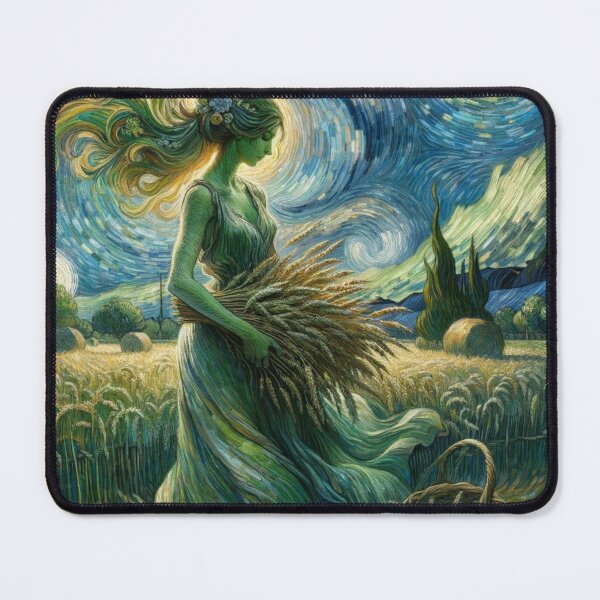 Item preview, Virgo Zodiac sign inspired by Van Gogh designed and sold by ZodiBlend.