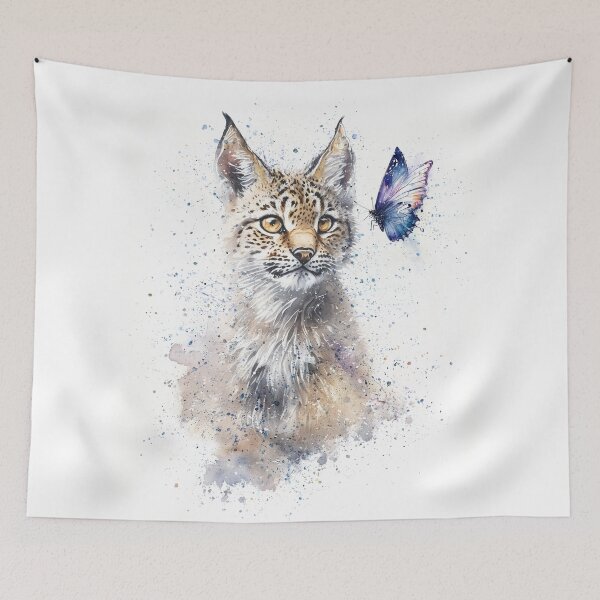 Item preview, Little lynx and butterfly designed and sold by Kostart.