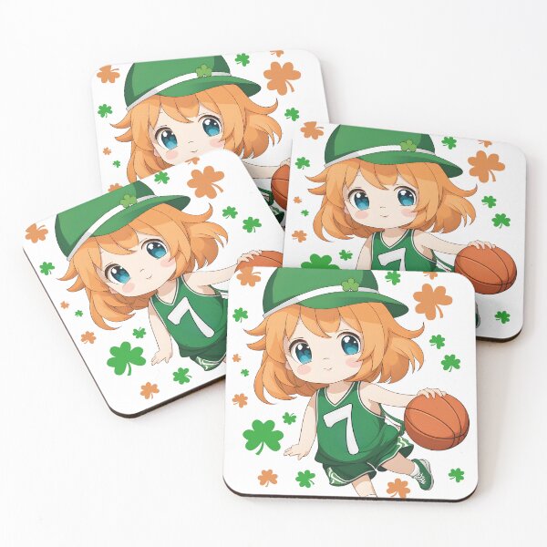 Item preview, Happy 07Th Birthday BasketBall Cute Anime Girl 07 Years Old designed and sold by ColorFlick.