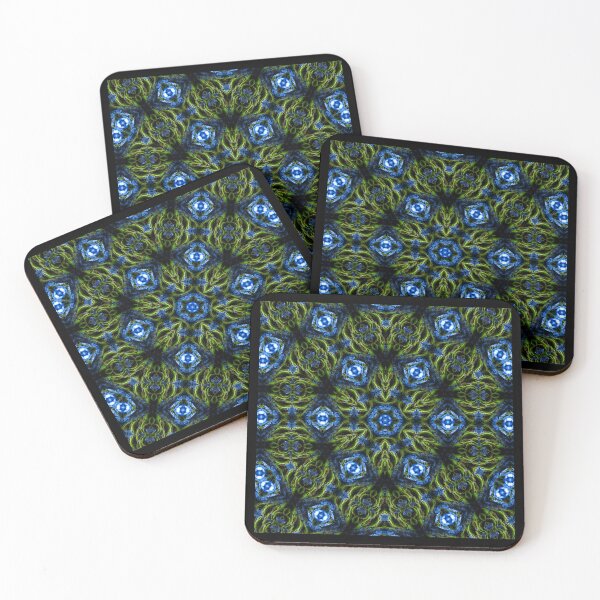 Item preview, Moss on tree bark - magical kaleidoscope - mandala designed and sold by Connys Colorful World.