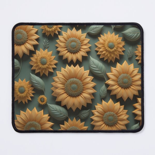 Item preview, 3D Retro Inspired Sunflower Pattern designed and sold by Memituss.