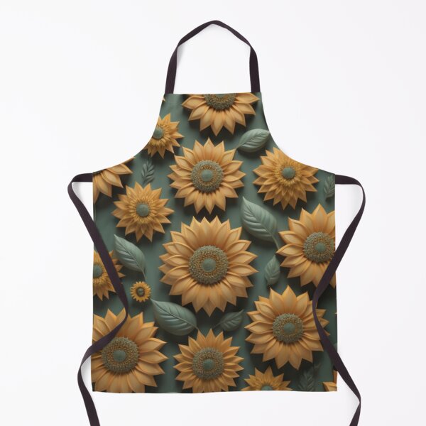 Item preview, 3D Retro Inspired Sunflower Pattern designed and sold by Memituss.