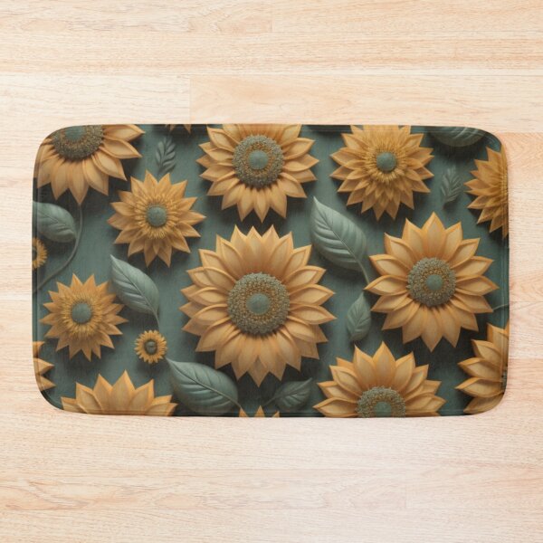 Item preview, 3D Retro Inspired Sunflower Pattern designed and sold by Memituss.
