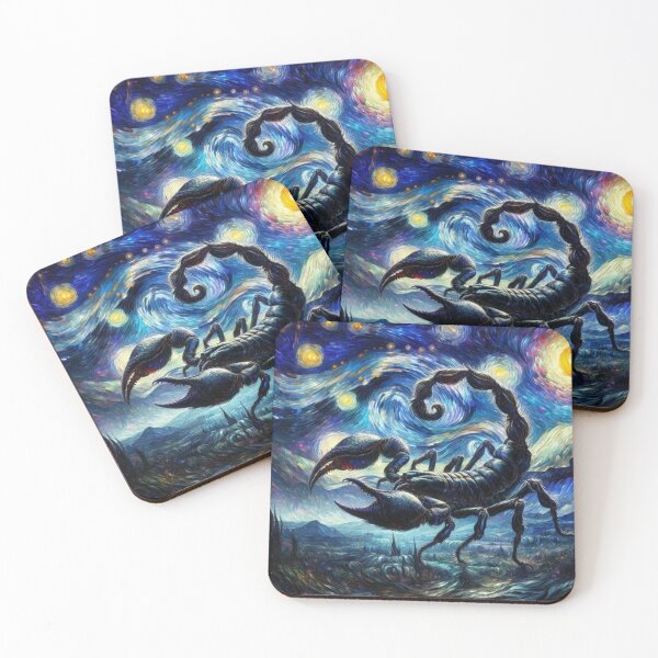 Item preview, Scorpio  Zodiac sign inspired by Van Gogh designed and sold by ZodiBlend.