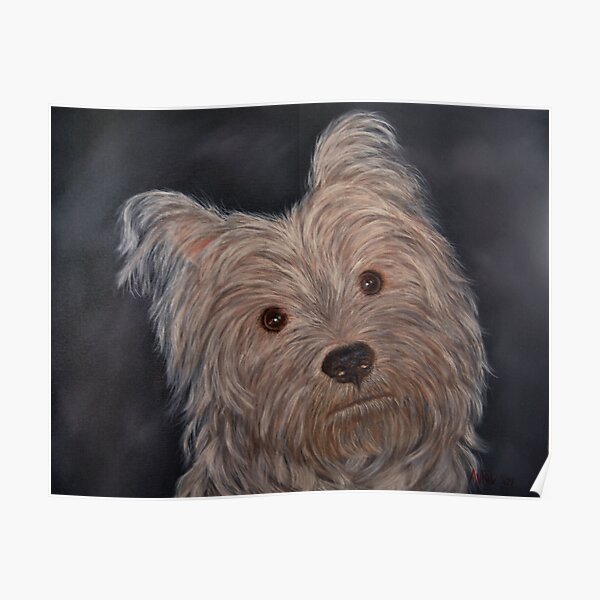 "Portrait of Boetie" - Oil Painting Poster