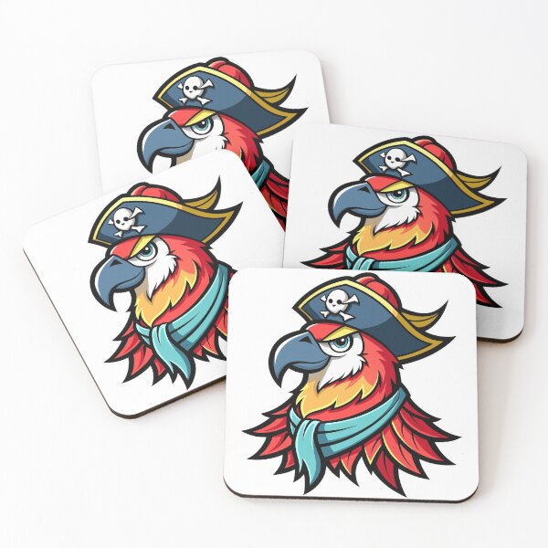 Item preview, pirate parrot designed and sold by Arextr.