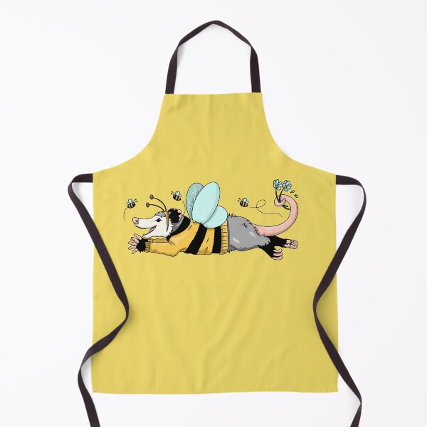 Aperçu de l'œuvre Opossum avec costume d'abeille et bourdons créée et vendue par christmas-lady.