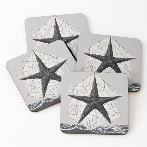 Item preview, Starfish on the waves designed and sold by GeometricPic.