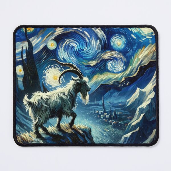 Item preview, Capricorn Zodiac sign inspired by Van Gogh designed and sold by ZodiBlend.