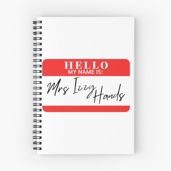 Item preview, Hello, my name is Mrs Izzy Hands designed and sold by AdhdPunk.